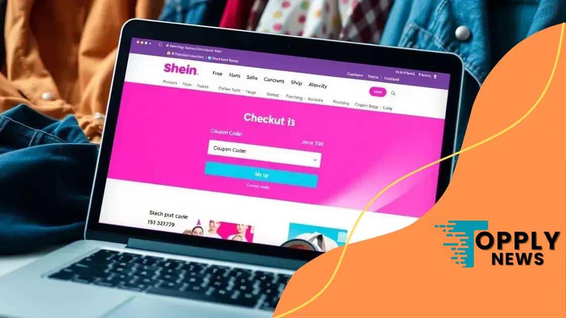 How to use Shein coupons during checkout