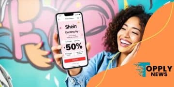 Using Shein’s mobile app for exclusive discounts