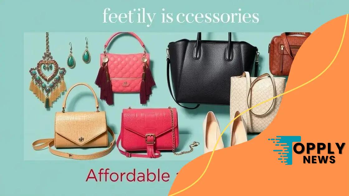 Affordable accessories to elevate your look