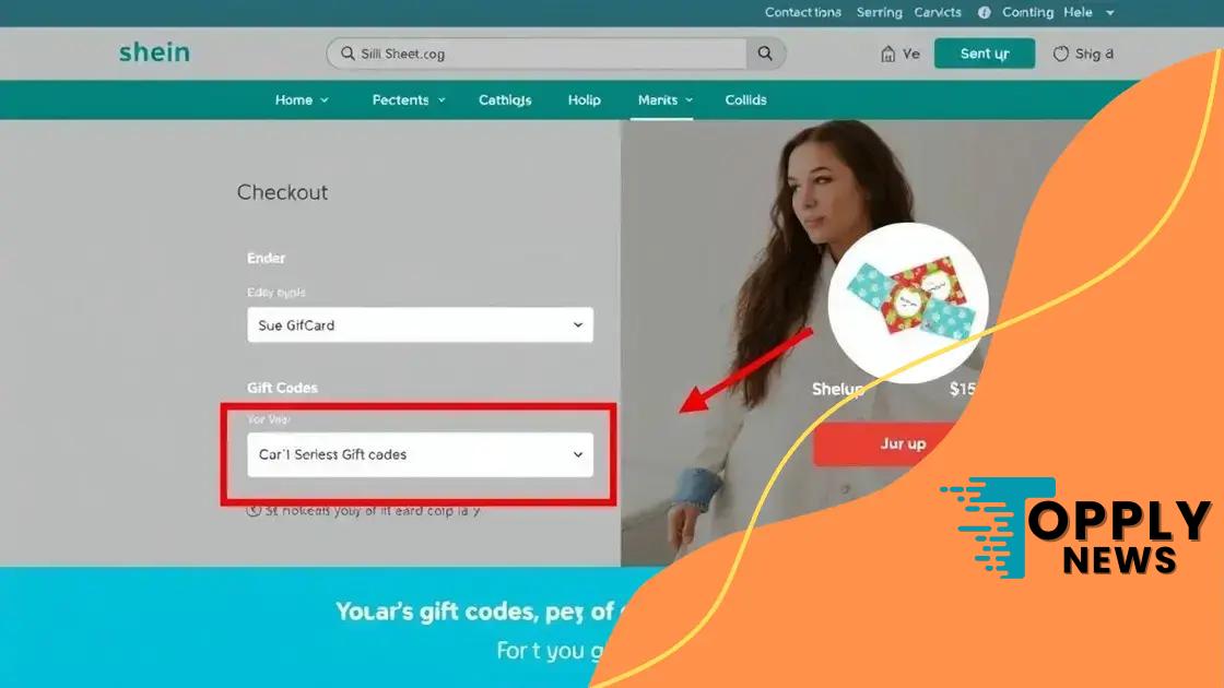 Steps to redeem your Shein gift card