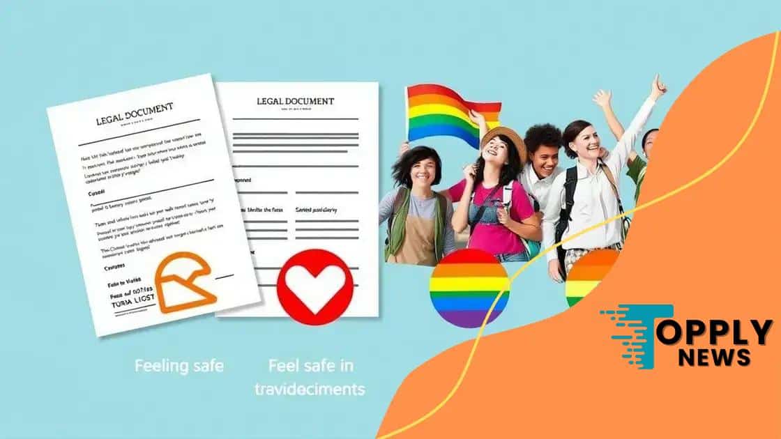Legal considerations for LGBTQ+ rights while traveling