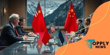 US-China trade talks Switzerland: a crucial meeting